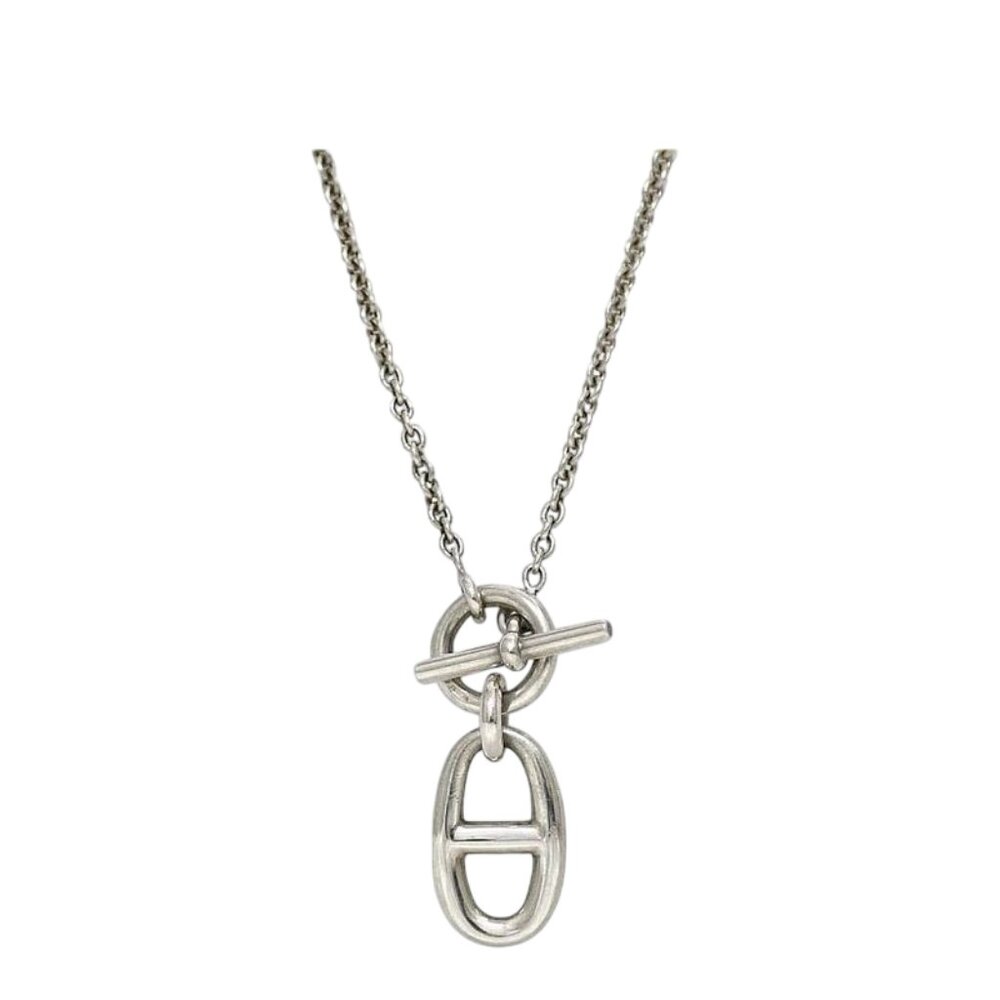 Hermes Necklace Chaine D'ancre Amulet Silver